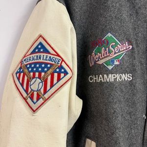 1989 Oakland A’s World Series Varsity Jacket.
